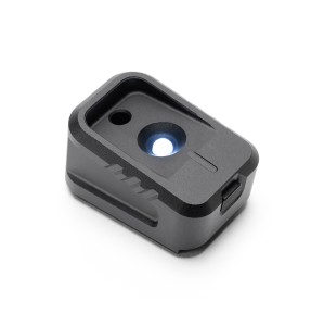 Strike Industries - Stopka do magazynka EMP LED dla Glocka z latarką - Czarna - SI-EMP-LED-BK