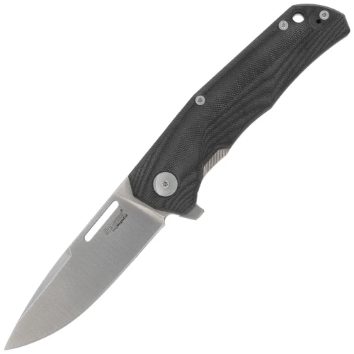 Nóż składany LionSteel Q4ttro Black G10/Titanium, Satin MagnaCut by Molletta (Q4 GBK)-1 60711 
