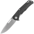 Nóż składany LionSteel Q4ttro Carbon Fiber/Titanium, Satin MagnaCut by Molletta (Q4 CF)-1 60712 
