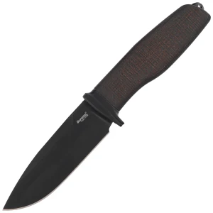 Nóż LionSteel Acha Green Burlap Micarta, Black Stonewashed M390 by Molletta (AH B BLG)