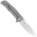 Nóż składany LionSteel Q4ttro Green Burlap Micarta/Titanium, Satin MagnaCut by Molletta (Q4 BGR)-3 60717 