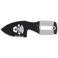Nóż na szyję Martinez Albainox Skull Neck Knife White Cord, Black 3Cr13Mov (32450)-2 60722 