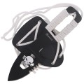 Nóż na szyję Martinez Albainox Skull Neck Knife White Cord, Black 3Cr13Mov (32450)-4 60722 