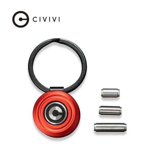Brelok do kluczy Civivi Pocket Key Coin Organizer Red Aluminium by Ostap Hel (C23056-1)-1 60741 