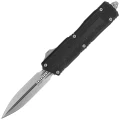 Nóż automatyczny OTF Microtech Scarab II D/E Gen III Black Aluminium/3M, Stonewashed M390MK by Tony Marfione (1280-10)-1 60743 