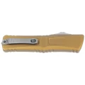Nóż automatyczny OTF Microtech Combat Troodon D/E Gen III Tan Aluminium, Stonewashed M390MK by Tony Marfione (1142-10TA)-2 60744 