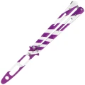 Nóż składany motylek Third Decor Habitat Balisong K3104 Practice Fan Knife Non-Cutting White/Purple 420, White/Purple 420 (TH-K3104)-1 60758 