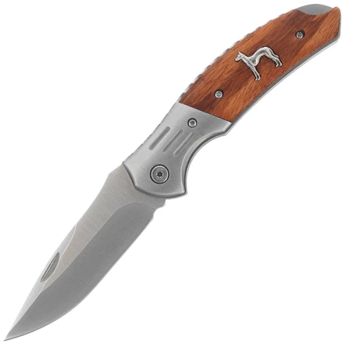 Nóż składany Albainox Hunting Zebra Wood, Satin 3Cr13Mov (25091)-1 60763 