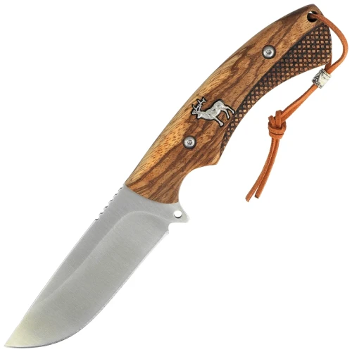 Nóż myśliwski Martinez Albainox Deer Zebra Wood, Satin 3Cr13Mov (32798)-1 60769 
