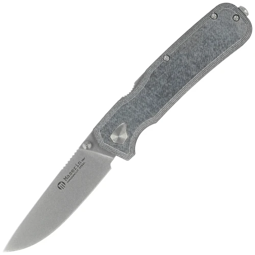 Nóż składany Maserin 630 Pulse Denim Jeans Micarta, Stonewashed MagnaCut by Igor Bortolussi (630/MCJ)-1 60775 
