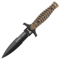Nóż boot K25 RK-32206 Coyote ABS/Black Rubber, Black Titanium 7Cr17Mov-1 60778 