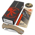 Nóż składany Microtech Amphibian Ram-Lok S/E Tan Fluted G10, Stonewashed M390MK by Tony Marfione (137RL-10FLGTTA)-3 60782 