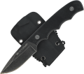 Nóż na szyję Tecnocut TCN3418 Neck Knife - Black G10, Black Stonewashed 440-2 60785 