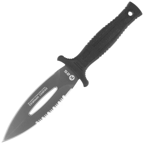 Nóż K25 RK-32607 Boot Knife Rubber Black, Titanium 7Cr17Mov-1 60795 