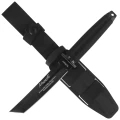 Sztylet japoński Tokisu Musashi Black Rubber, Black Titanium 7Cr17Mov (32696)-2 60798 