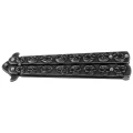Nóż składany motylek Martinez Albainox Balisong Skull Gray Steel, Stonewashed 3Cr13Mov (02184)-2 60812 
