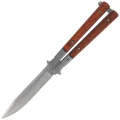 Nóż motylek Martinez Albainox Balisong Red Micarta, Satin 3Cr13Mov (02071)-1 60823 