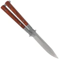Nóż motylek Martinez Albainox Balisong Red Micarta, Satin 3Cr13Mov (02071)-3 60823 