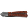 Nóż motylek Martinez Albainox Balisong Red Micarta, Satin 3Cr13Mov (02071)-6 60823 