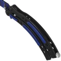 Nóż motylek Martinez Albainox Balisong Blue ABS/Black Steel, Colorful Blue 3Cr13Mov (02129)-4 60824 