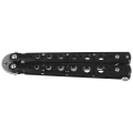 Nóż motylek Martinez Albainox Balisong Black Steel, Satin 3Cr13Mov (02213)-6 60826 