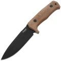Nóż LionSteel Tactical Natural Canvas Micarta, Black Stonewashed Niolox by Molletta (T5B CVN)-1 60828 