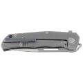 Nóż składany LionSteel Q4ttro Gray Titanium/ Fat Carbon, Satin MagnaCut by Molletta (Q4 GY)-2 60830 