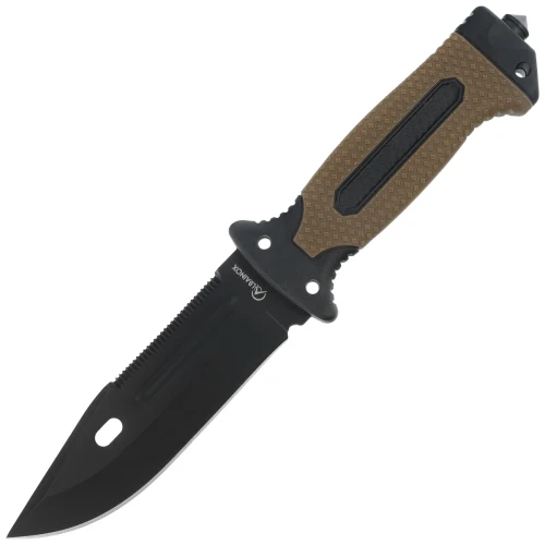 Nóż Martinez Albainox ABS/Rubber Coyote/Black, Black 3Cr13Mov (32664)-1 60853 
