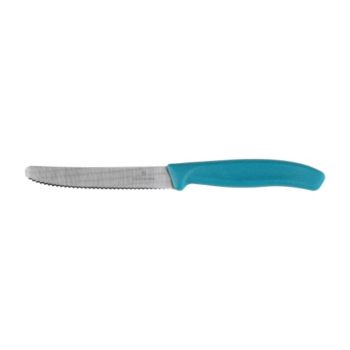 Nóż kuchenny Victorinox Swiss Classic 6.7834.C1 ząbkowany z zaokrąglonym czubkiem zielony- 60869 