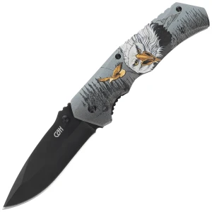 Nóż składany Herbertz CJH 3D Eagle, Black 420 (ART000142) EDC
