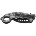 Nóż składany Herbertz CJH Karambit Skulls, Black Blade 420 (ART000137)-2 60929 