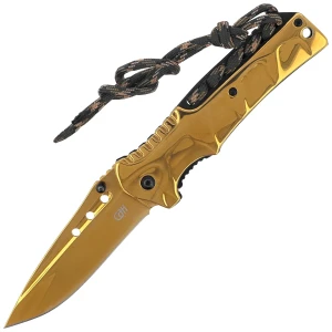 Nóż składany Herbertz Solingen Gold-Colored 3Cr13MoV,  Golden 3Cr13MoV (ART000135) EDC