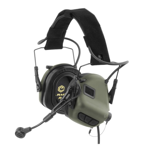 Earmor - Aktywne ochronniki słuchu M32 - Foliage Green - M32-FG MARK4-1 60943 