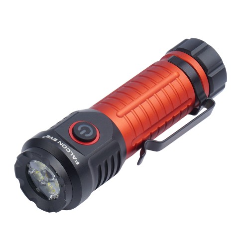 Falcon Eye - Latarka ręczna Omega 2K - Strobe - 2000 lm - Czarna/Czerwona - FHH0142-1 60947 