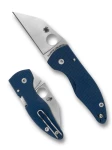 Nóż składany Spyderco MicroJimbo Cobalt Blue G10, Satin CPM SPY27 by Michael Janich (C264GPCBL)