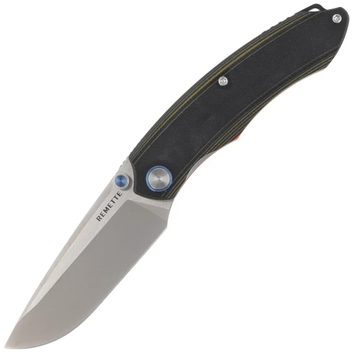 Nóż składany Remette Wild Species GC103 Green/Black G10, Fine Hand Grinding 14C28N (GC103-D)-1 60980 