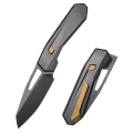 Nóż składany Remette RT-Agile Peregrine Falcon Black DLC Titanium, Black DLC M390 (RTCZ-B)-4 60981 