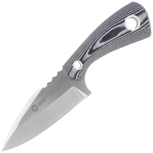 Nóż na szyję K25 Boot Knife Black/White G10, Satin 7Cr17Mov (32561)-1 60985 