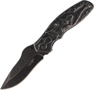 NÓŻ HERBERTZ SOLINGEN WILK DROP POINT 90MM Watacha Nóż Prawdziwej Alfy