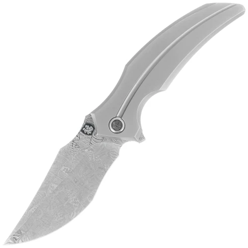 Nóż składany RikeKnife S05 Grey Titanium, Mosaic Damascus (RK-S05)-1 60994 