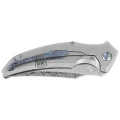 Nóż składany RikeKnife S05 Grey Titanium, Mosaic Damascus (RK-S05)-2 60994 