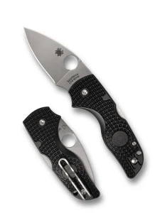 Nóż składany Spyderco Lil' Native Lightweight Black FRN, Satin CTS BD1N by Eric Glesser (C230PBK)