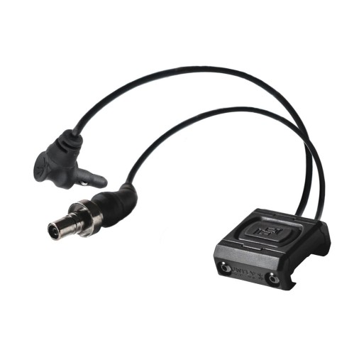 Unity Tactical - Włącznik żelowy na kablu ModButton Lite Sync - SureFire/Crane Laser - 7" - Czarny - MBL2-BLK-SF/CL-7-1 61052 