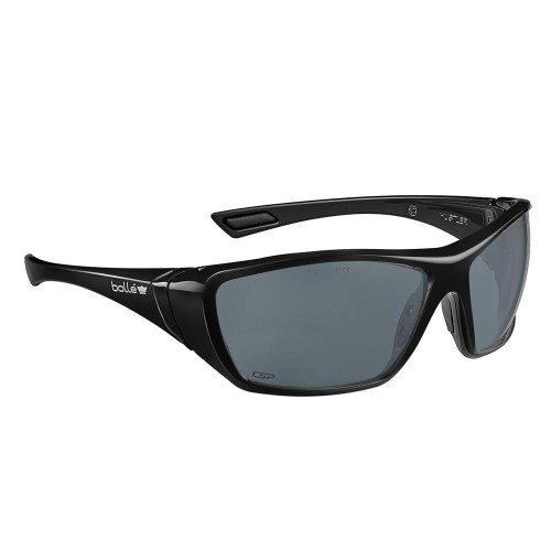 Bolle Safety - Okulary ochronne Hustler - EN 166 FT - Platinum Lite - Smoke - HUSTLN20E-1 61182 