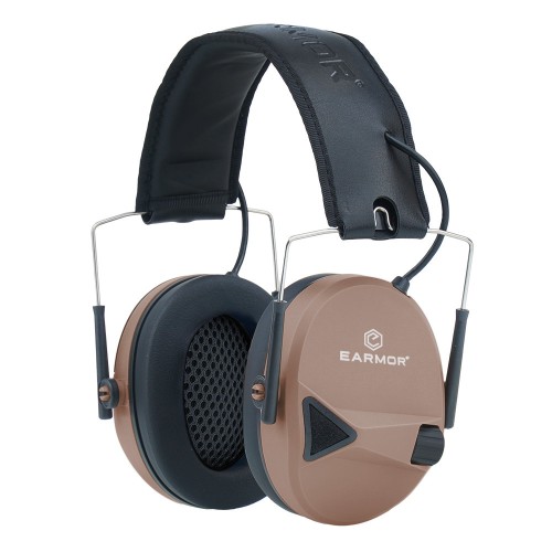 Earmor - Aktywne ochronniki słuchu M30 - Coyote Brown - M30-CB-1 61245 