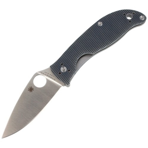Noz-Spyderco-Polestar-G-10-Grey-Plain-EDC-Wojskowy-6.jpg