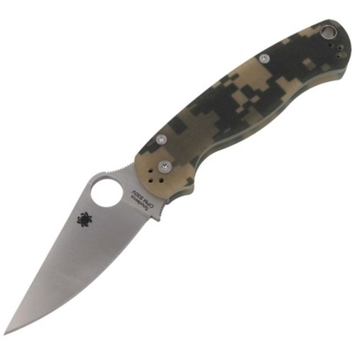 Noz-Spyderco-Para-Military-2-G-10-Camo-Plain-Wojskowy-Militarny-EDC.jpg