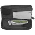 Nóż składany Rike Knife Baidi S Titanium/Green Carbon Fiber, Bead Blasted M390 (RK-Baidi-S-P/GCF)-3 61408 