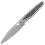 Nóż składany Rike Knife Baidi S Titanium/Carbon Fiber, Bead Blasted M390 (RK-Baidi-S-P/BCF)