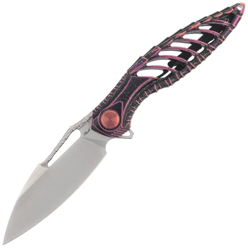 Nóż składany RikeKnife Thor6 Black / Purple Titanium, Satin M390 (RK Thor6-M-BP)-1 61414 